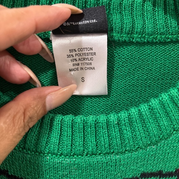 Officially Licensed Star Wars Ugly Christmas Sweater Men's Size S - Picture 7 of 8